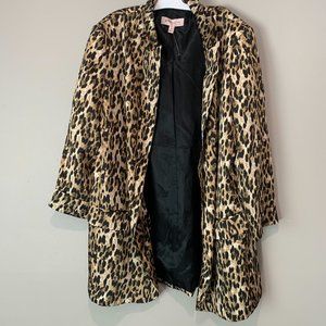 Philosophy Size 8 Leopard Print Blazer